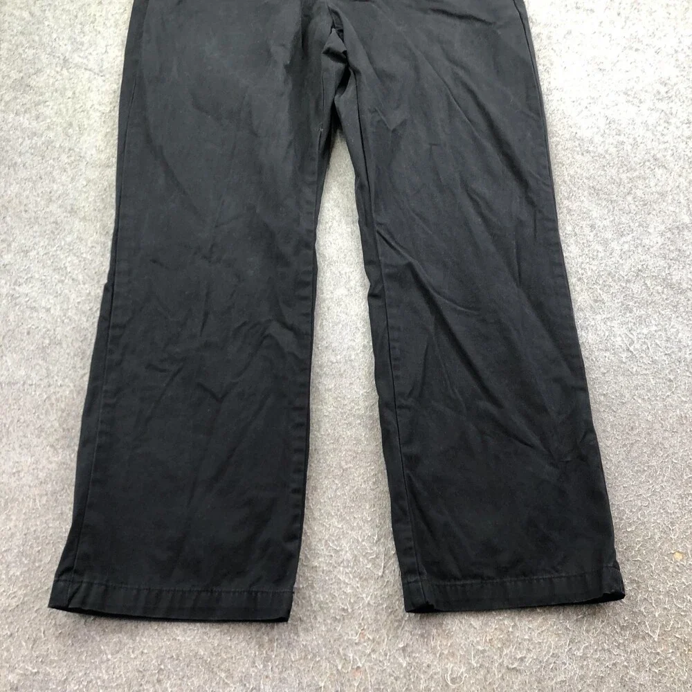 Banana Republic Pants Mens 38x30 Black Chino Straight Gavin Casual Cotton